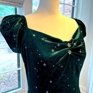 Green Velvet Collectif dress NWT straight from the UK.